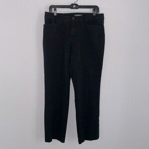 Lauren Ralph Lauren Women’s Chinos Black Pants Straight Leg Size 12